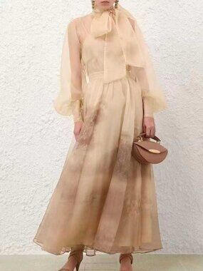 Zimmerman Iris Picnic Linen Dress